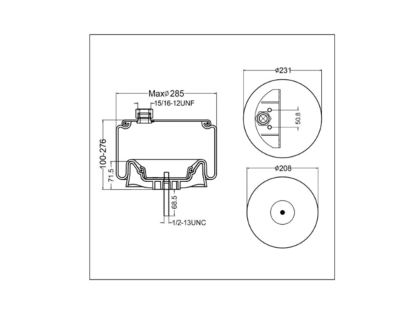 TO SUIT KENWORTH 9” RIDE HEIGHT - Image 2