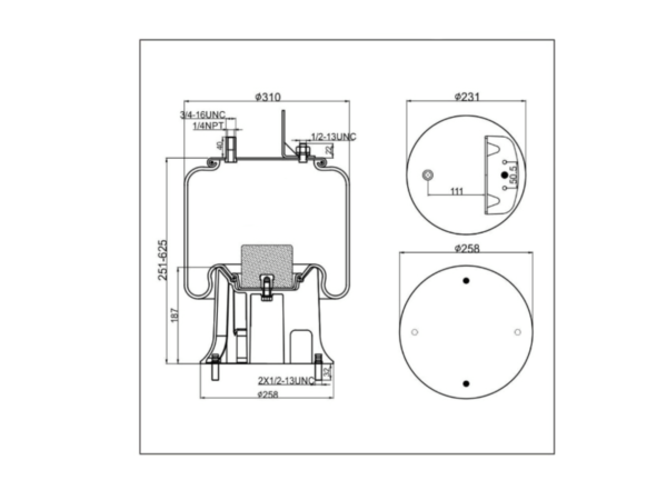 TO SUIT NEWAY AIR BAG - Image 2