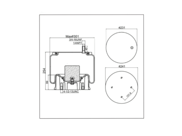 TO SUIT HENDRICKSON HT230 UNDER SLUNG - Image 2