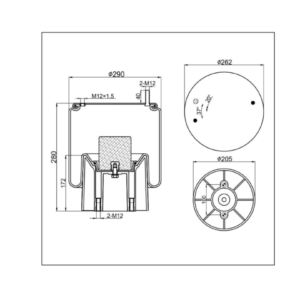 TO SUIT CS9 MERITOR AIR BAG