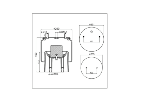 TO SUIT KRUEGER/HAULMARK/ROR AIR BAG - Image 2