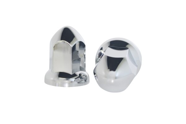 CHROME PLASTIC NUT COVER 33MM - Image 2