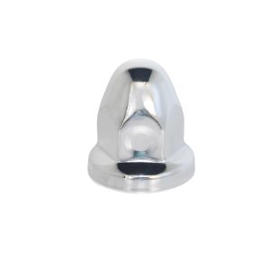 METAL CHROME NUT COVER FLARED ACORN 33MM