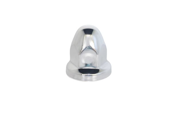 METAL CHROME NUT COVER FLARED ACORN 33MM