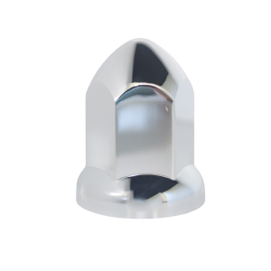 CHROME PLASTIC NUT COVER 33MM