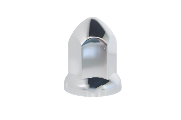 CHROME PLASTIC NUT COVER 33MM
